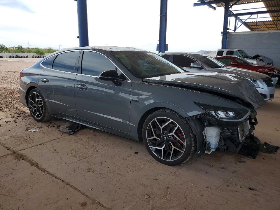 2021 Hyundai Sonata VIN 5NPEK4JC5MH105867 COPART salvage auction — FRONT END, AZ, sold $4,250 on 2026-07-16 (photo 4)