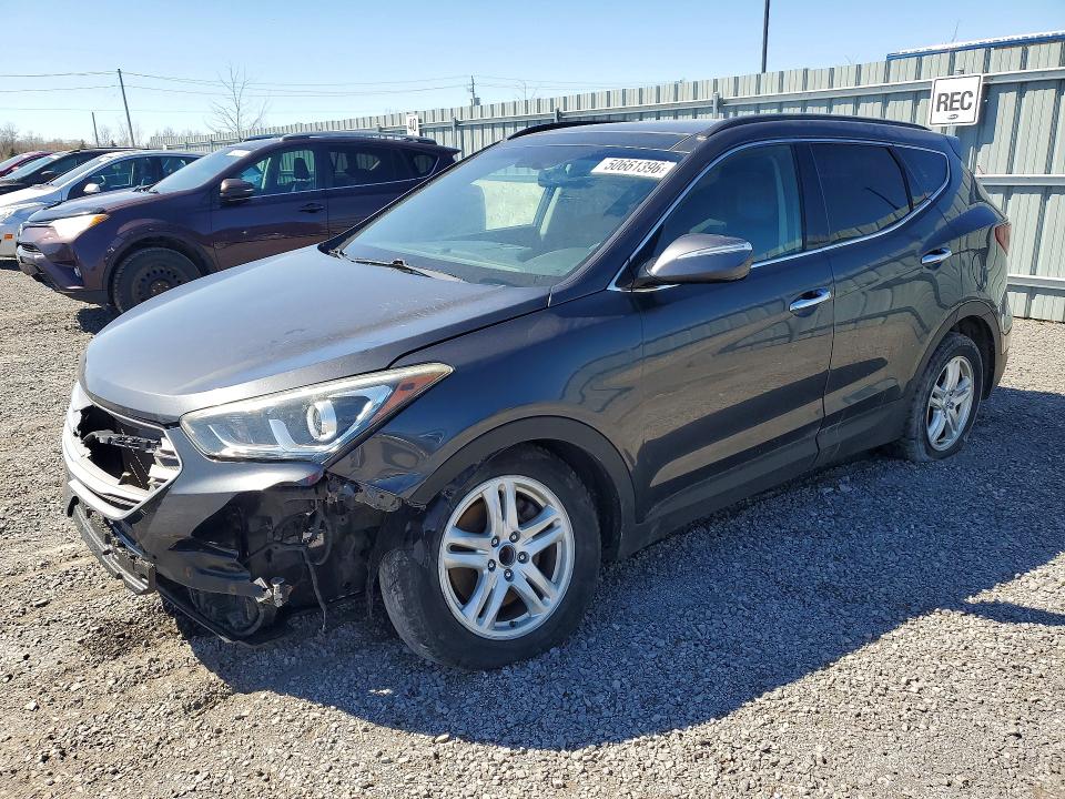 2017 Hyundai VIN 5XYZUDLB7HG411742 COPART salvage auction — FRONT END, ON - PERMIT SALVAGE, sold $1,900 on 2026-07-07 (photo 1)