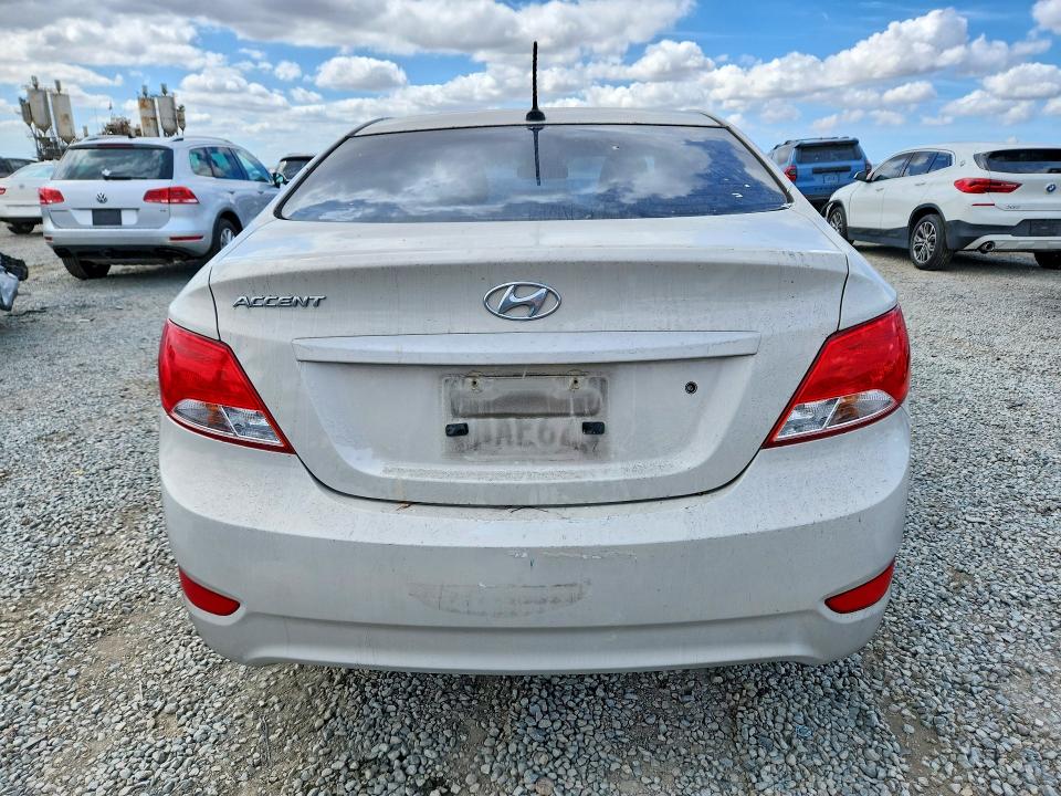 2016 Hyundai Accent VIN KMHCT4AE6GU090839 COPART salvage auction — MINOR DENT/SCRATCHES, Ca - Dis/Dlr/Exp Only Clean Title, sold $1,400 on 2026-07-17 (photo 6)