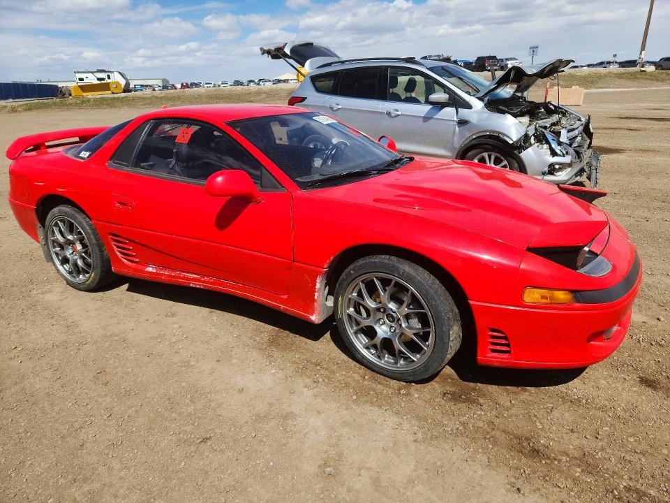 1991 Mitsubishi 3000 gt VIN JA3XE74C8MY019396 COPART salvage auction — FRONT END, AB - BOS - SALVAGE, sold $6,900 on 2026-07-14 (photo 4)