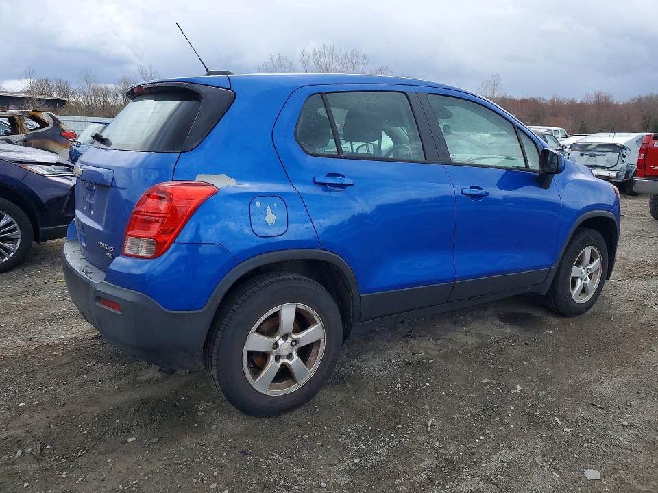 2015 Chevrolet Trax VIN KL7CJPSB5FB260728 COPART salvage auction — MECHANICAL, Ma - Certificate Of Title, sold $475 on 2026-07-21 (photo 3)