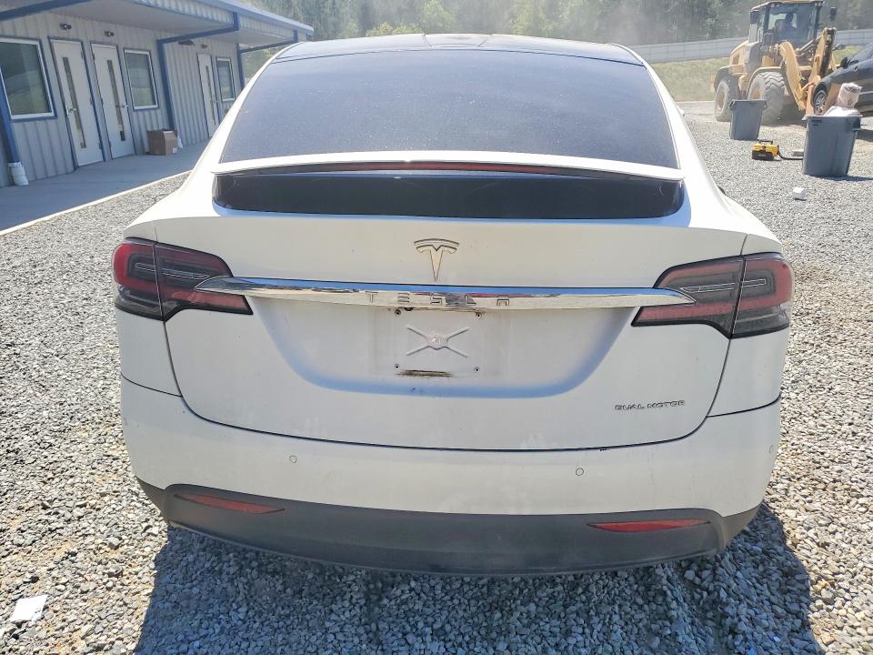 2020 Tesla Model x VIN 5YJXCAE22LF271752 COPART salvage auction — FRONT END, Nc - Salvage Certificate Of Title, sold $10,500 on 2026-07-09 (photo 6)