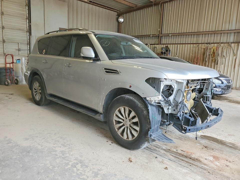 2018 Nissan Armada VIN JN8AY2ND6J9055221 COPART salvage auction — FRONT END, Tx - Certificate Of Title, sold $5,100 on 2026-07-06 (photo 4)