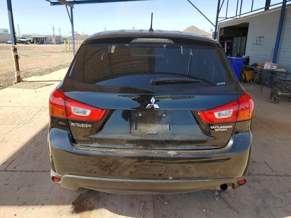2015 Mitsubishi Outlander VIN 4A4AR3AU3FE022432 COPART salvage auction — FRONT END, Pa - Certificate Of Salvage, sold $1,150 on 2026-07-02 (photo 6)
