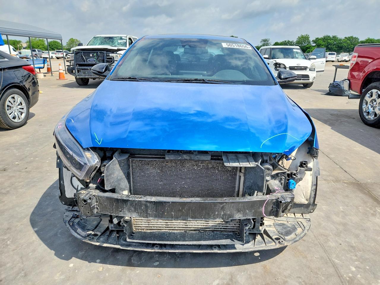 2023 Kia Forte VIN 3KPF44AC6PE526178 COPART salvage auction — Rear End, TX - SALVAGE VEHICLE TITLE, sold $3,050 on 2026-07-09 (photo 5)