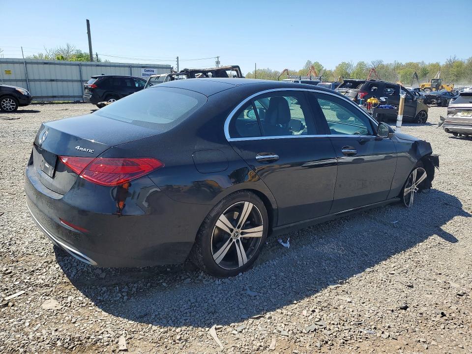 2022 Mercedes-benz C-klasse VIN W1KAF4HB5NR011312 COPART salvage auction — FRONT END, Id - Salvage Certificate Of Title, sold $13,500 on 2026-07-10 (photo 3)