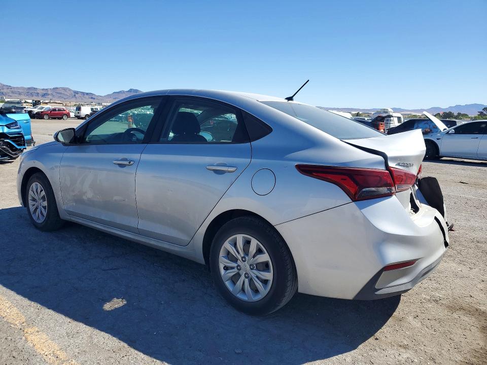 2021 Hyundai Accent VIN 3KPC24A69ME138070 COPART salvage auction — REAR END, Nv - Salvage Title, sold $3,100 on 2026-07-09 (photo 2)