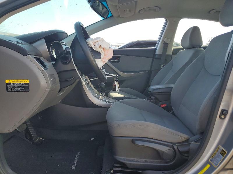 2013 Hyundai Elantra VIN KMHDH4AE0DU950266 COPART salvage auction — FRONT END, Ca - Salvage Certificate, sold $225 on 2026-07-13 (photo 7)