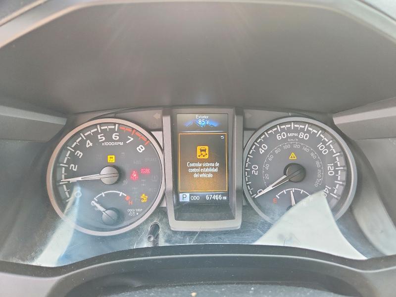 2021 Toyota Tacoma VIN 5TFCZ5AN2MX264943 COPART salvage auction — FRONT END, CA - SALVAGE CERTIFICATE, sold $15,700 on 2026-07-30 (photo 9)