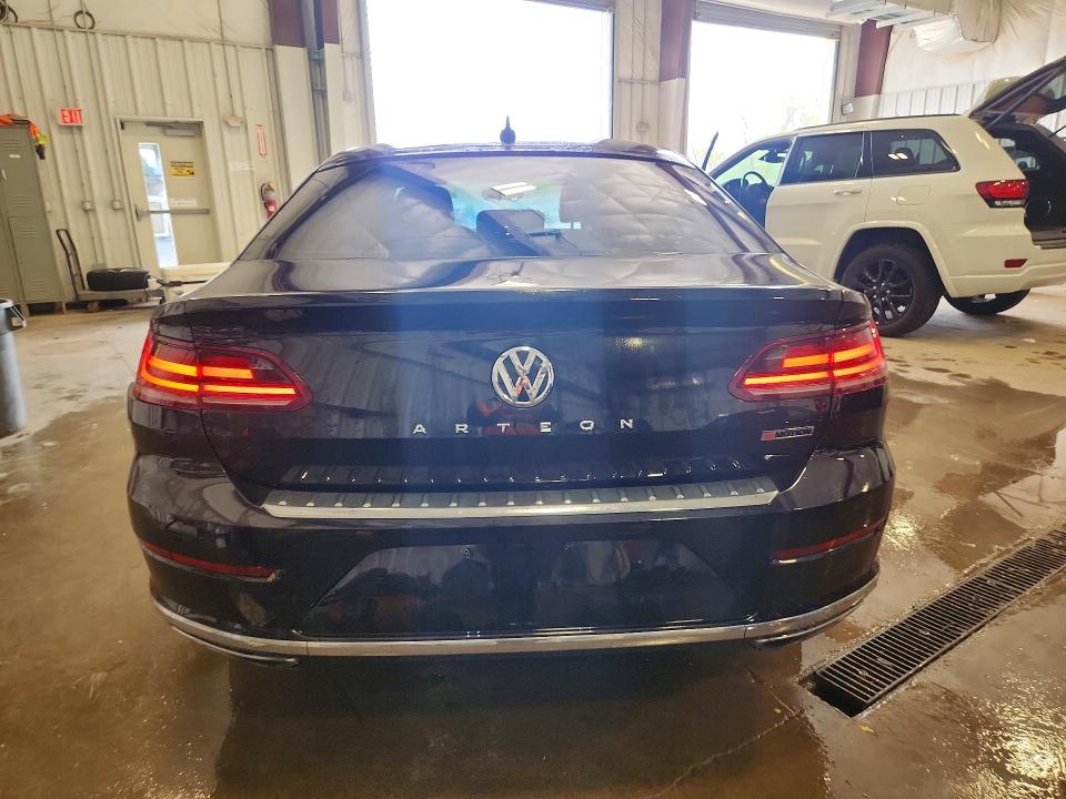 2019 Volkswagen Arteon VIN WVWBR7AN6KE009308 COPART salvage auction — REAR END, WI - CERTIFICATE OF TITLE, sold $8,200 on 2026-07-20 (photo 6)