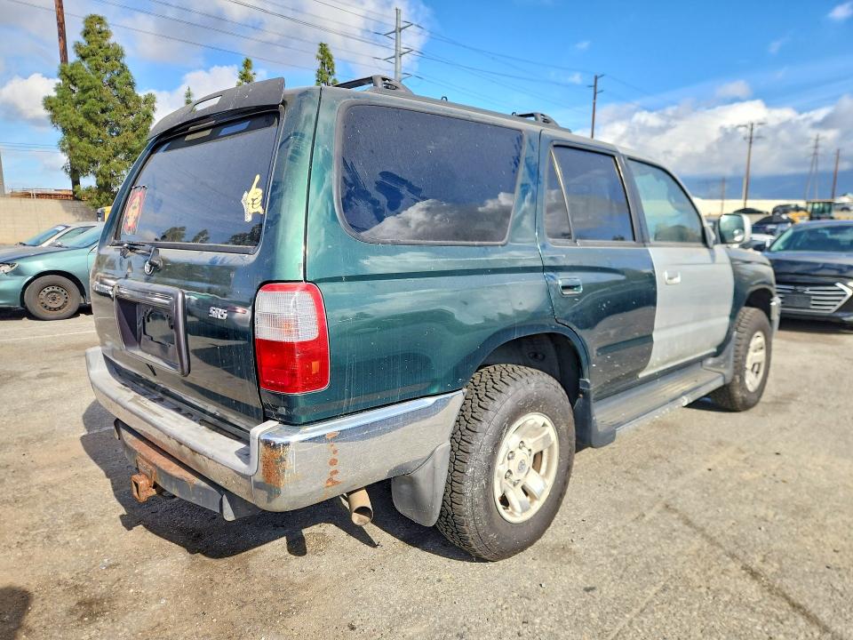 1999 Toyota 4runner VIN JT3GN86R5X0097120 COPART salvage auction — INTERIOR BURN, Ca - Dis/Dlr/Exp Only Clean Title, sold $850 on 2026-07-02 (photo 3)