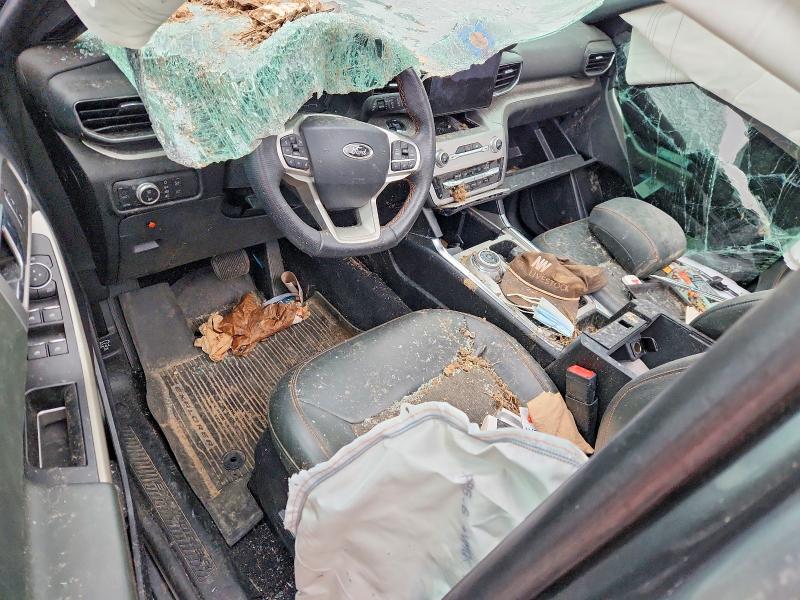 2022 Ford Explorer VIN 1FMSK8JH7NGA20973 COPART salvage auction — ALL OVER, Tx - Nonrepairable Title, sold $1,800 on 2026-07-02 (photo 8)
