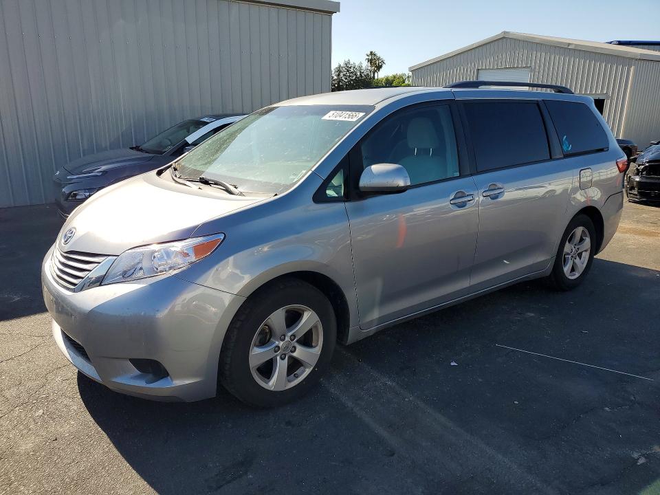 2015 Toyota VIN 5TDKK3DC2FS644940 COPART salvage auction — SIDE, Ca - Salvage Certificate, sold $2,100 on 2026-07-02 (photo 1)