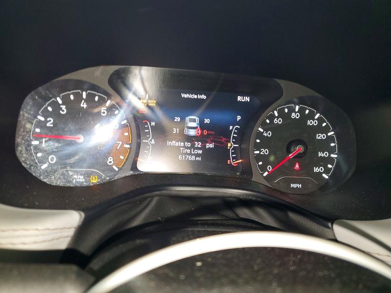 2021 Jeep Compass VIN 3C4NJDCB8NT134269 COPART salvage auction — FRONT END, IN - CERTIFICATE OF TITLE, sold $9,700 on 2026-07-23 (photo 9)