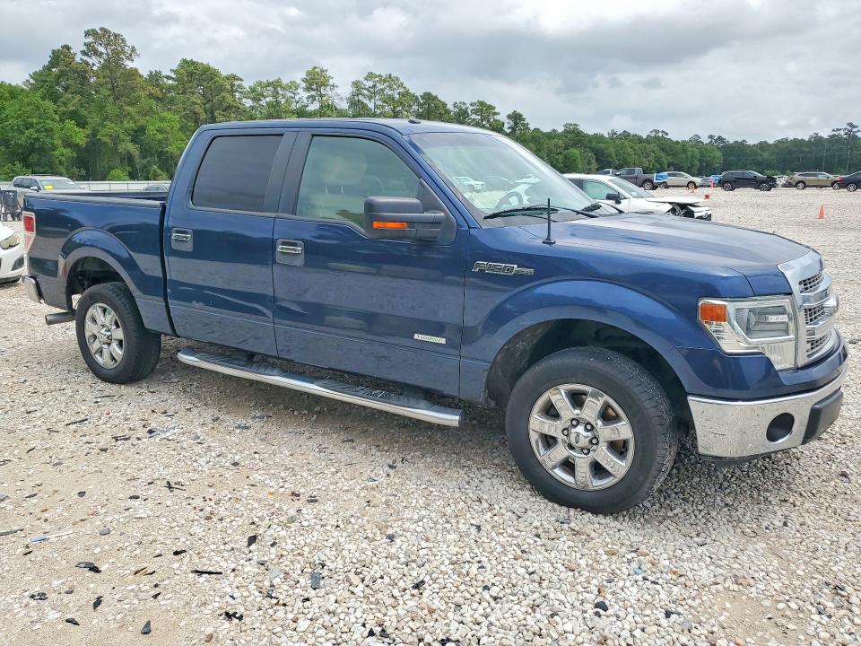 2014 Ford F-150 lightning VIN 1FTFW1CT9EFB84024 COPART salvage auction — SIDE, Tx - Certificate Of Title, sold $3,650 on 2026-07-02 (photo 4)