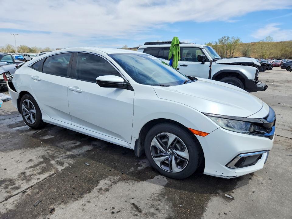 2020 Honda Civic VIN 19XFC2F63LE208944 COPART salvage auction — REAR END, Salvage Title, sold $7,600 on 2026-08-19 (photo 4)