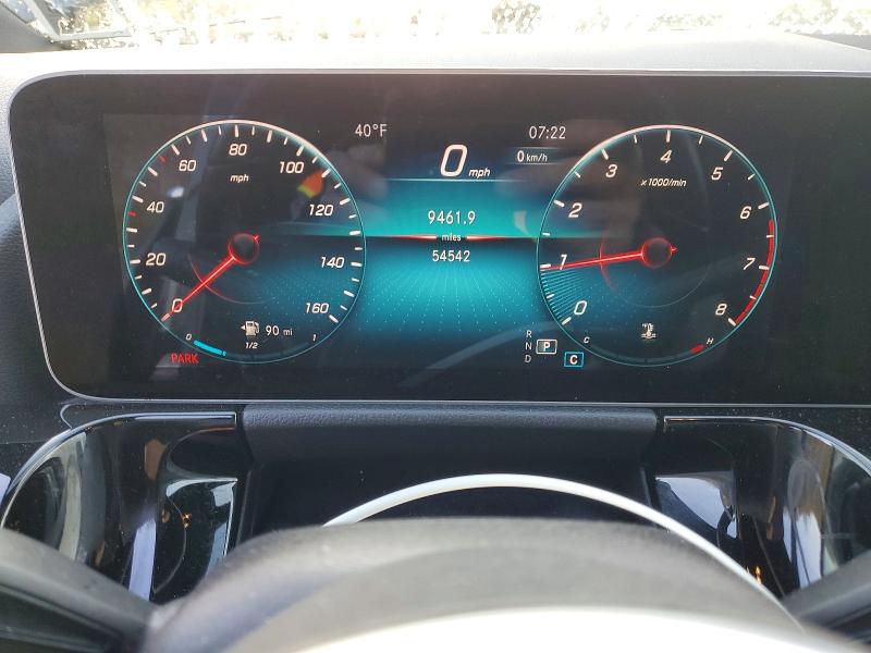 2021 Mercedes-benz Gla-klasse VIN W1N4M4GB7MW115484 COPART salvage auction — FRONT END, Salvage Title, sold $1,100 on 2026-07-21 (photo 9)
