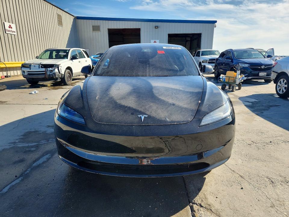 2025 Tesla Model 3 VIN 5YJ3E1EA8SF921182 COPART salvage auction — REAR END, LA, sold $150 on 2026-07-22 (photo 5)