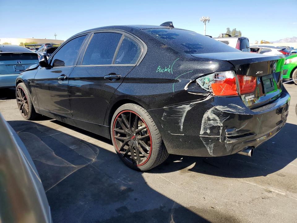 2015 BMW 3er VIN WBA3C3G55FNT53625 COPART salvage auction — REAR END, NV, sold $850 on 2026-08-19 (photo 2)
