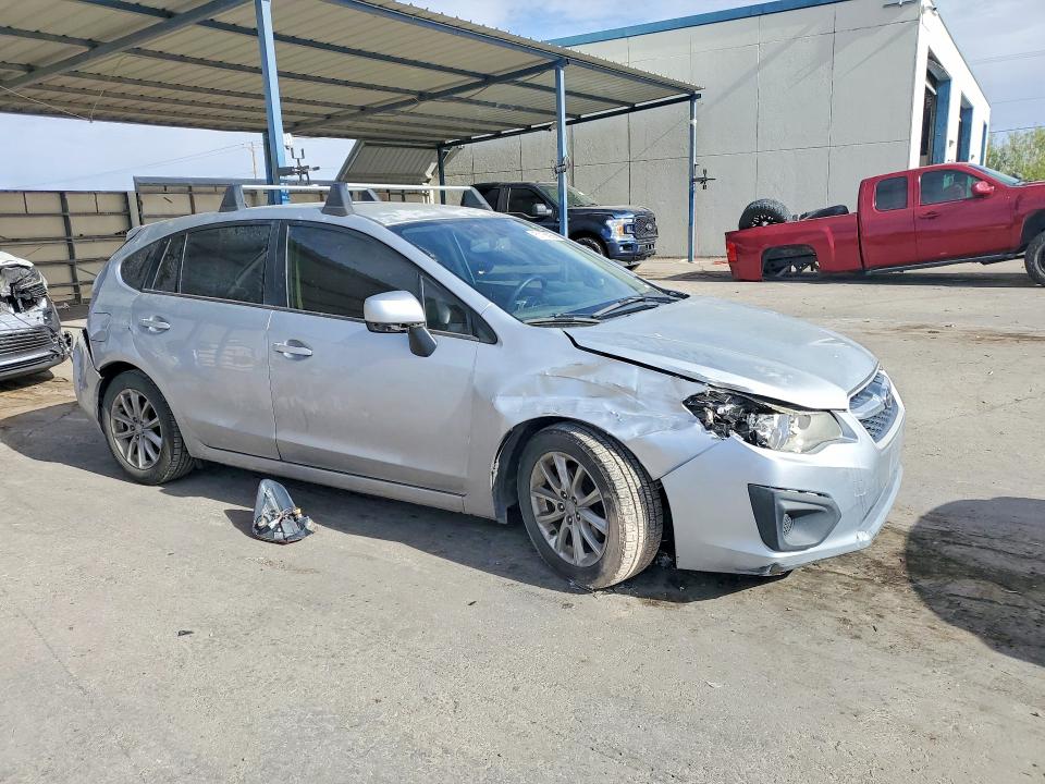 2012 Subaru Impreza VIN JF1GPAB64CH244179 COPART salvage auction — REAR END, Tx - Salvage Vehicle Title, sold $350 on 2026-07-10 (photo 4)