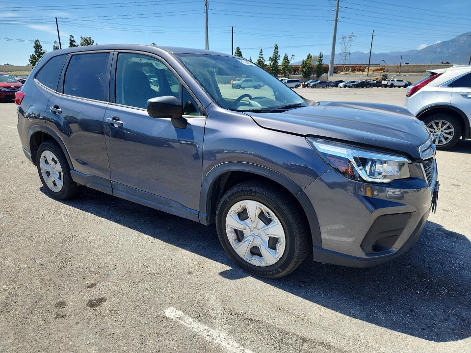 2020 Subaru Forester VIN JF2SKAAC3LH418318 COPART salvage auction — FRONT END, Ca - Salvage Certificate, sold $3,750 on 2026-07-28 (photo 4)