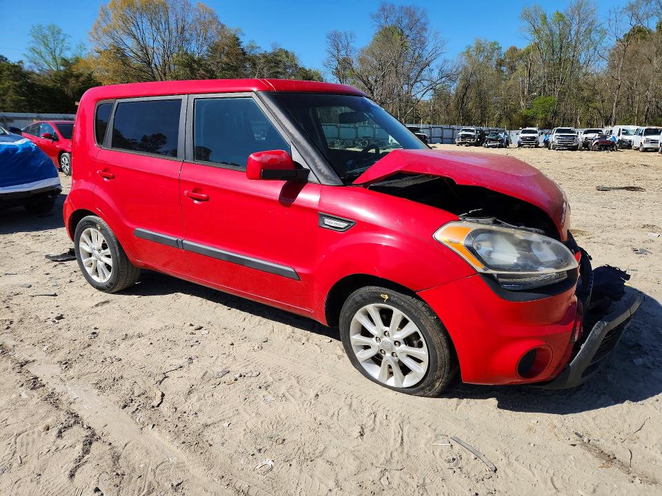 2013 Kia Soul VIN KNDJT2A56D7611276 COPART salvage auction — FRONT END, Md - Cert Of Salvage > 75% Damage, sold $325 on 2026-07-14 (photo 4)