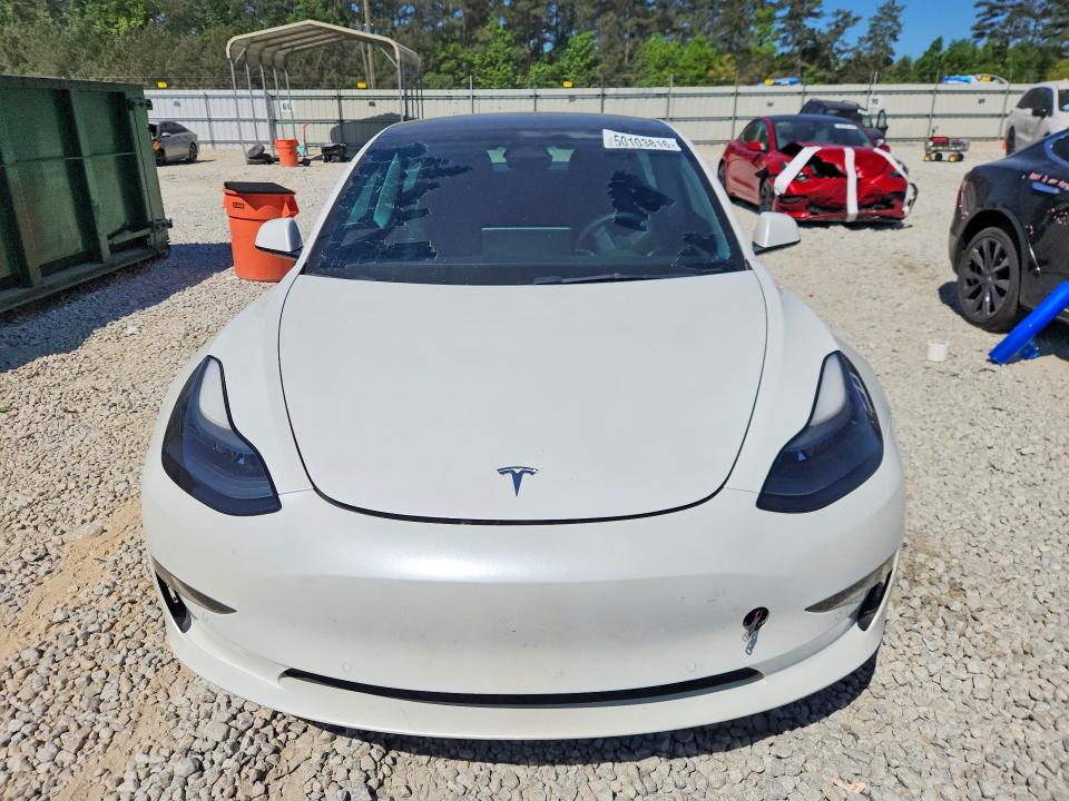 2022 Tesla Model 3 VIN 5YJ3E1EB7NF272293 COPART salvage auction — REAR END, Ga - Cert Of Title-Salvage, sold $9,000 on 2026-07-09 (photo 5)