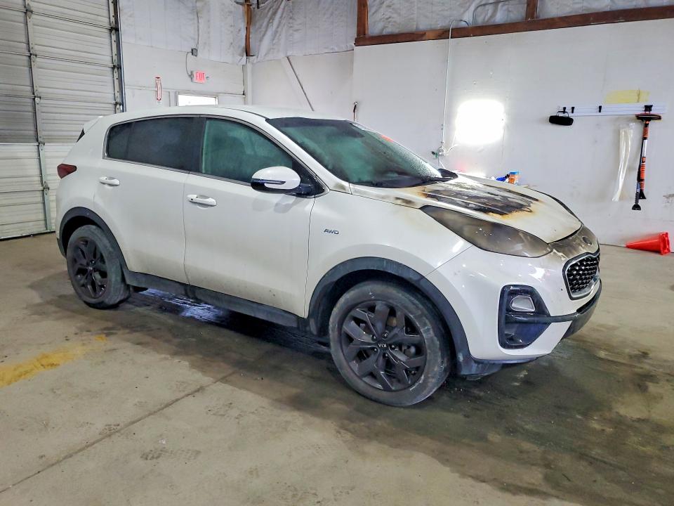 2022 Kia Sportage VIN KNDPMCAC4N7955623 COPART salvage auction — ENGINE BURN, KY - BILL OF SALE/PART ONLY/NO TITL, sold $300 on 2026-07-13 (photo 4)