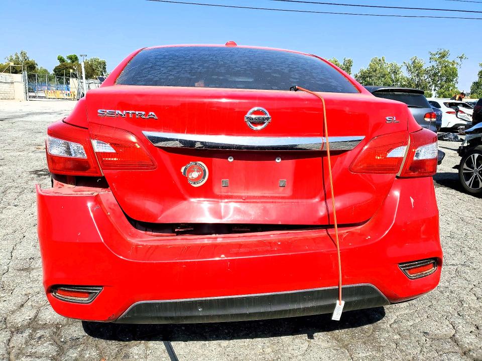 2017 Nissan Sentra VIN 3N1AB7AP9HY410934 COPART salvage auction — REAR END, Ca - Salvage Certificate, sold $1,600 on 2026-07-02 (photo 6)