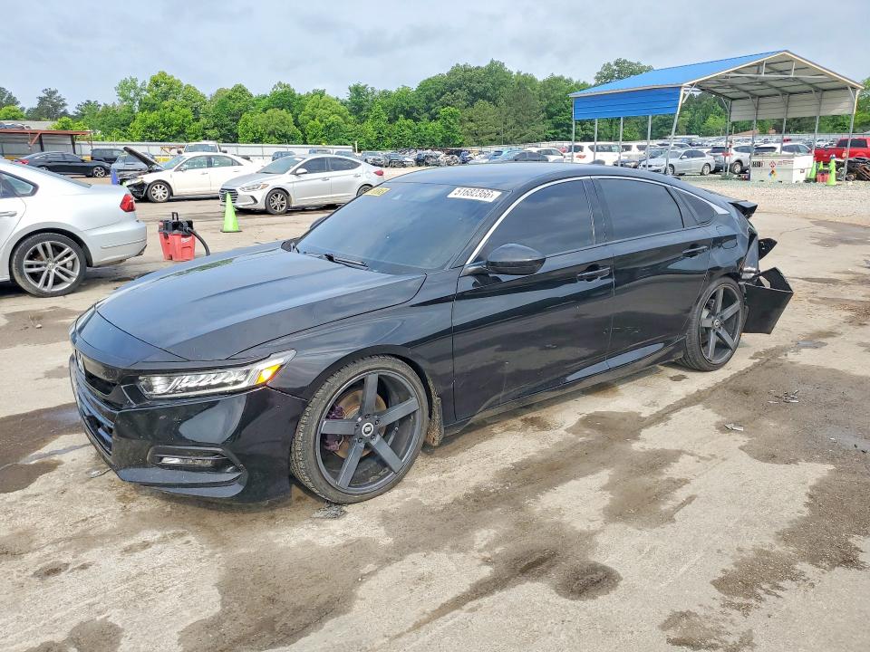 2018 Honda Accord VIN 1HGCV1F32JA003579 COPART salvage auction — REAR END, Ms - Cert Of Title-Salvaged, sold $3,250 on 2026-07-03 (photo 1)