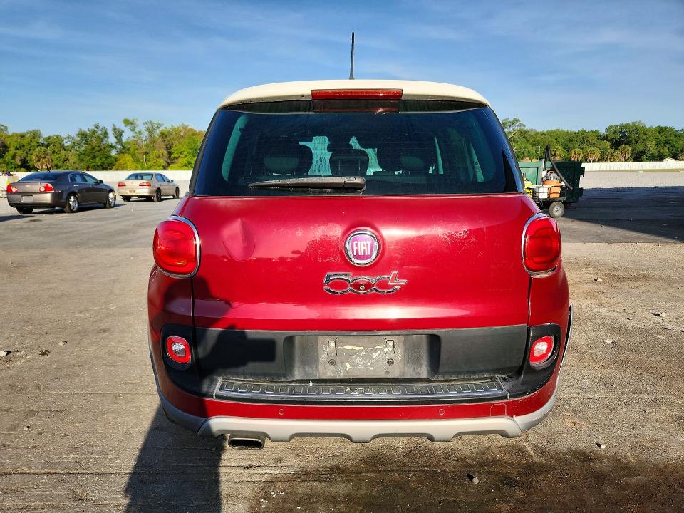 2015 Fiat 500 VIN ZFBCFADH2FZ031548 COPART salvage auction — REAR END, Fl - Cert Of Title Slvg Rebuildable, sold $1,150 on 2026-07-15 (photo 6)