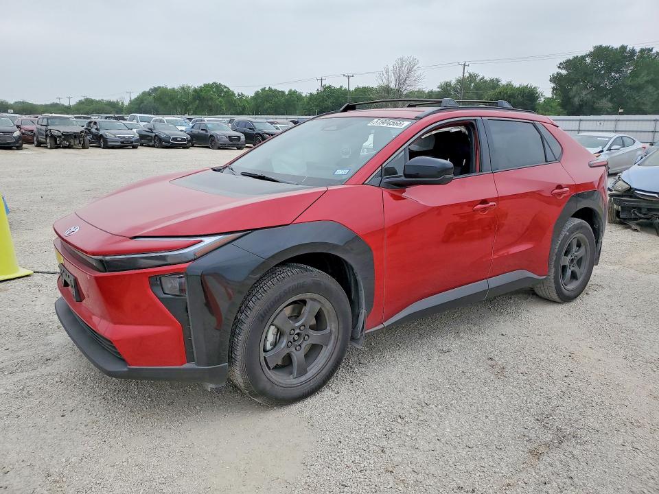 2026 Toyota Bz4x VIN JTMBFAEB1TA004001 COPART salvage auction — SIDE, Tx - Salvage Vehicle Title, sold $6,700 on 2026-07-16 (photo 1)