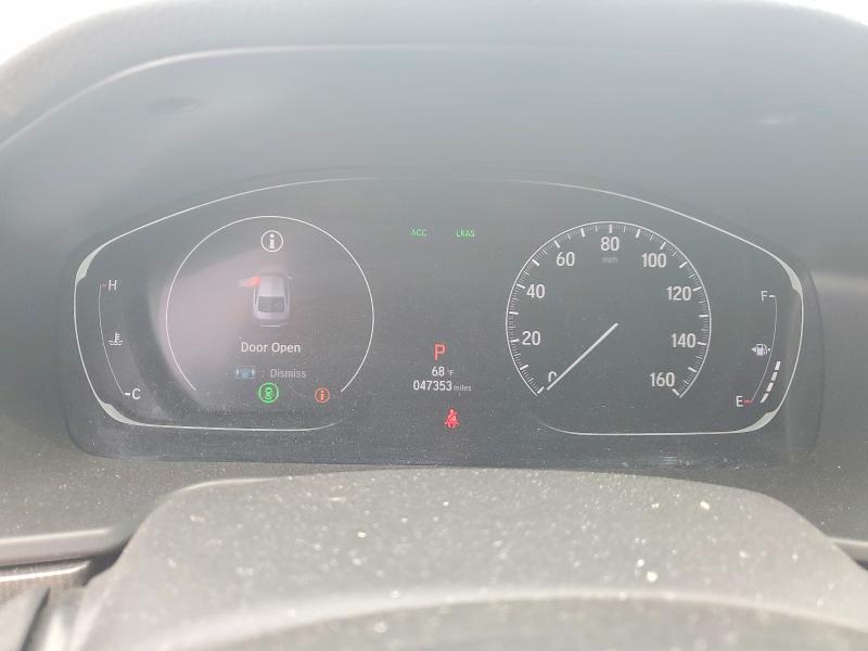 2020 Honda Accord VIN 1HGCV1F31LA145697 COPART salvage auction — HAIL, Ks - Cert Of Title-Salvage, sold $10,000 on 2026-07-09 (photo 9)