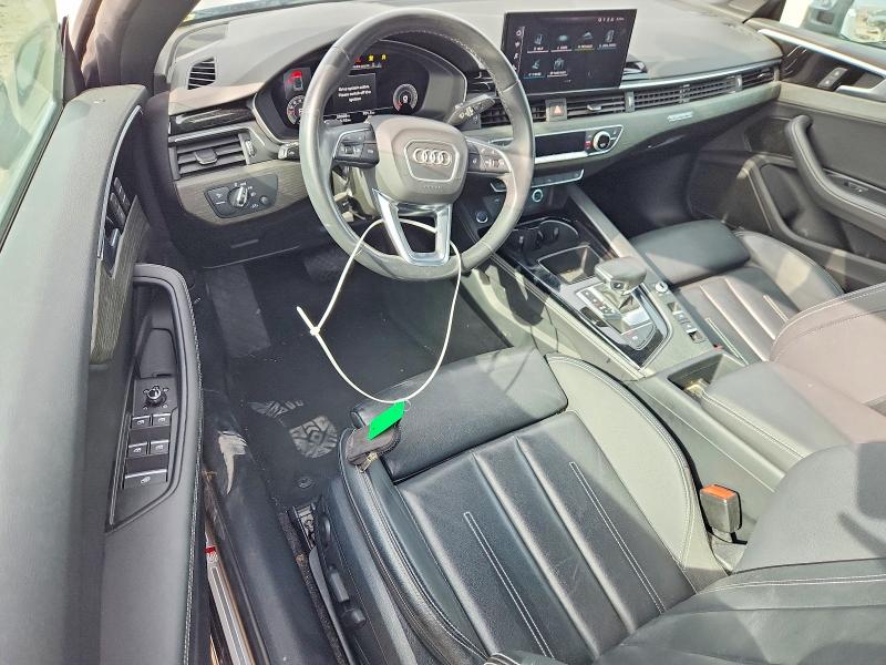 2023 Audi A5 VIN WAU4AGF53PN008789 COPART salvage auction — FRONT END, Ut - Salvage Certificate, sold $8,800 on 2026-07-21 (photo 8)