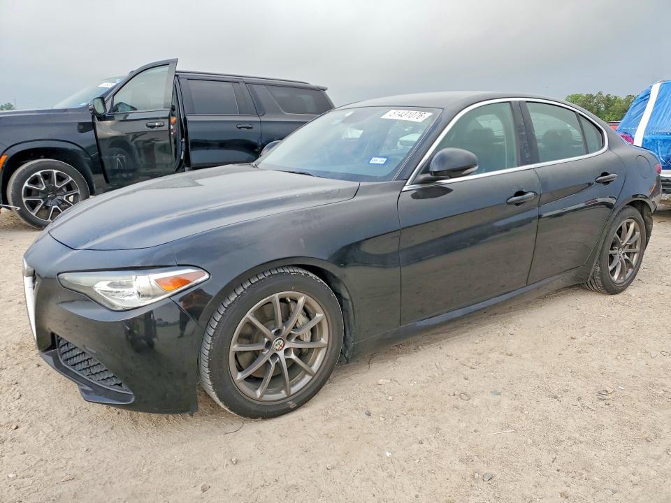 2019 Alfa romeo Giulia VIN ZARFAMAN9K7603604 COPART salvage auction — REAR END, Tx - Salvage Vehicle Title, sold $6,700 on 2026-07-10 (photo 1)