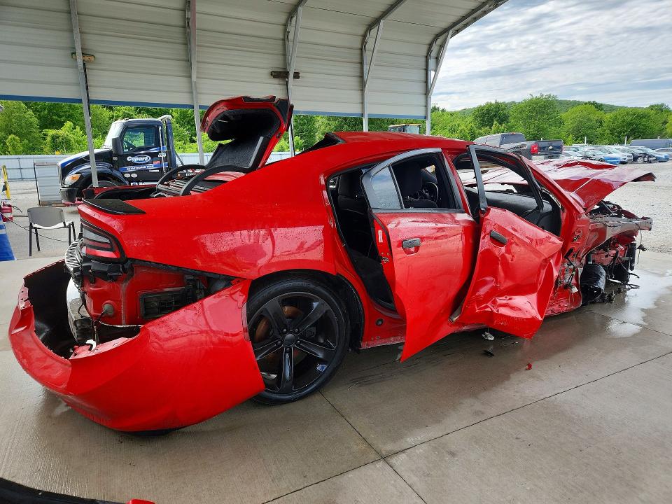 2016 Dodge Charger VIN 2C3CDXCT1GH355544 COPART salvage auction — ROLLOVER, AR - CERTIFICATE OF TITLE, sold $900 on 2026-07-02 (photo 3)