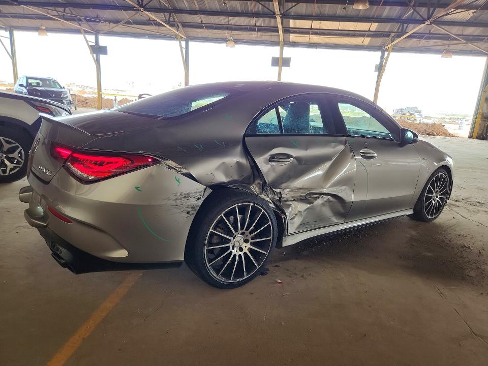 2020 Mercedes-benz Cla-klasse VIN W1K5J5BB7LN124665 COPART salvage auction — SIDE, Az - Cert Of Title - Salvage, sold $9,600 on 2026-07-27 (photo 3)