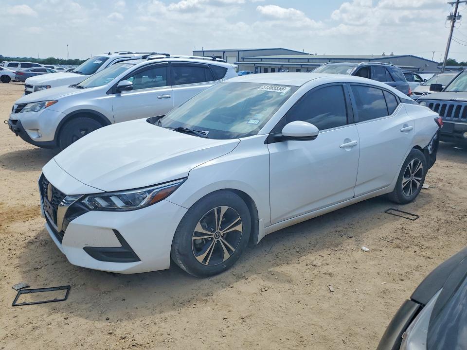 2020 Nissan Sentra VIN 3N1AB8CVXLY257426 COPART salvage auction — REAR END, Tx - Salvage Vehicle Title, sold $4,100 on 2026-07-09 (photo 1)