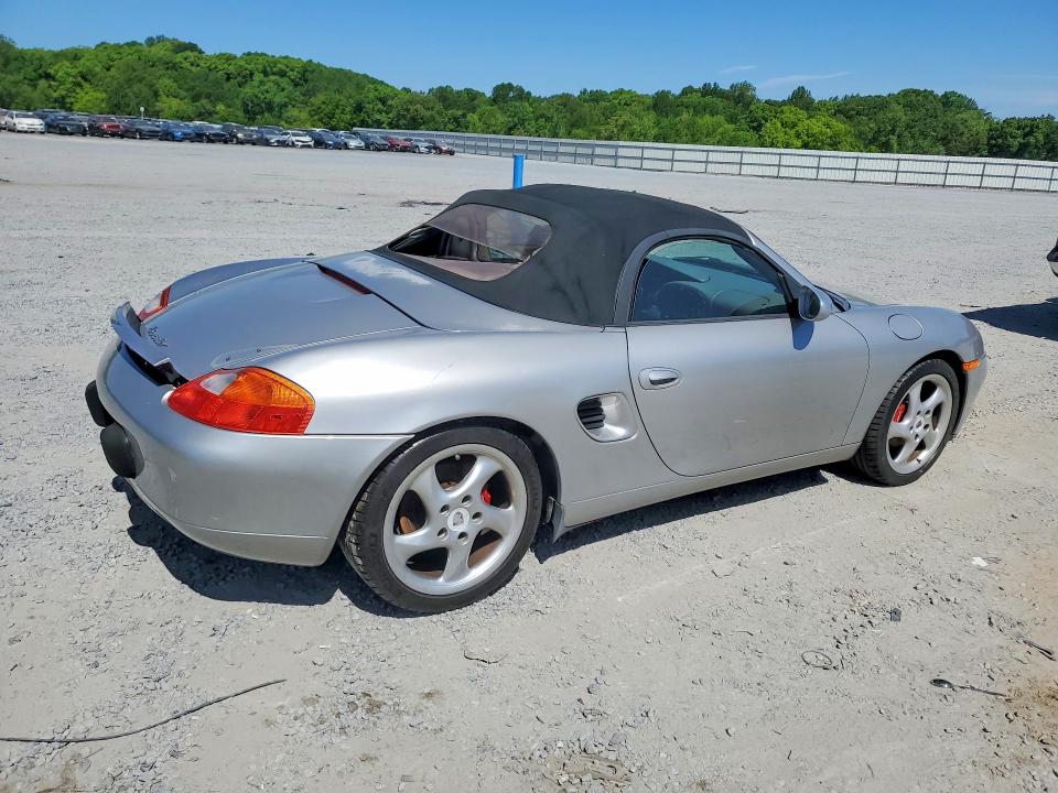 2002 Porsche Boxster VIN WP0CA29842U621011 COPART salvage auction — REAR END, NC - DEALER ONLY CLEAN TITLE, sold $2,350 on 2026-07-22 (photo 3)