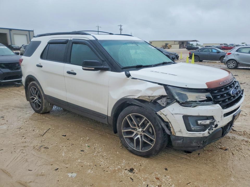 2016 Ford Explorer VIN 1FM5K8GT5GGA84859 COPART salvage auction — FRONT END, Tx - Salvage Vehicle Title, sold $2,700 on 2026-07-09 (photo 4)
