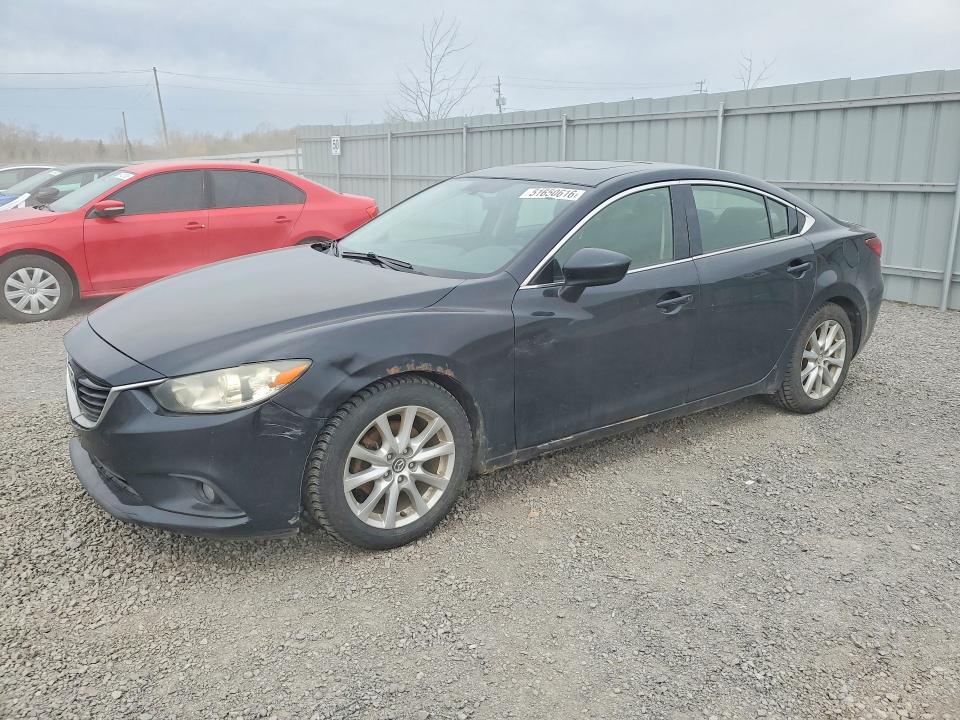2014 Mazda 6 VIN JM1GJ1V61E1119918 COPART salvage auction — REAR END, On - Permit No Brand - Unfit, sold $2,750 on 2026-07-07 (photo 1)