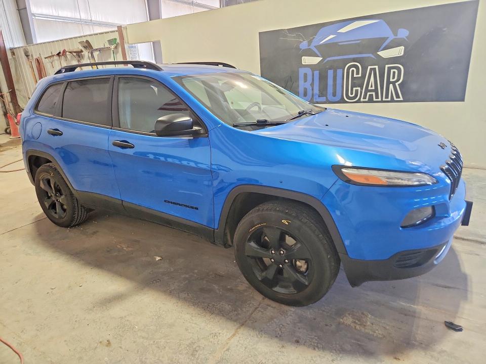 2017 Jeep Cherokee VIN 1C4PJMAB1HW646336 COPART salvage auction — HAIL, IN - CERTIFICATE OF TITLE, sold $2,750 on 2026-07-09 (photo 4)