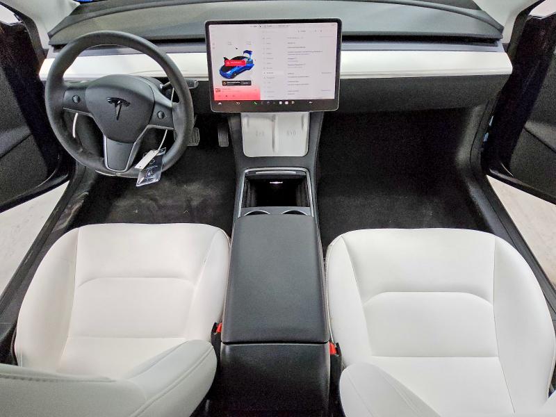 2023 Tesla Model 3 VIN 5YJ3E1EA9PF665190 COPART salvage auction — SIDE, IN - CERTIFICATE OF TITLE, sold $9,000 on 2026-07-23 (photo 8)