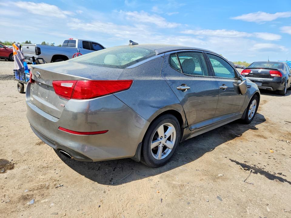 2014 Kia Optima VIN 5XXGM4A74EG347441 COPART salvage auction — MINOR DENT/SCRATCHES, Va - Cert Of Title-Rebuilt, sold $600 on 2026-07-29 (photo 3)