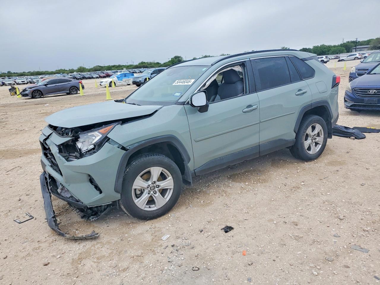 2021 Toyota RAV4 VIN 2T3W1RFV8MW171417 COPART salvage auction — Front End, TX - SALVAGE VEHICLE TITLE, sold $8,600 on 2026-06-25 (photo 1)