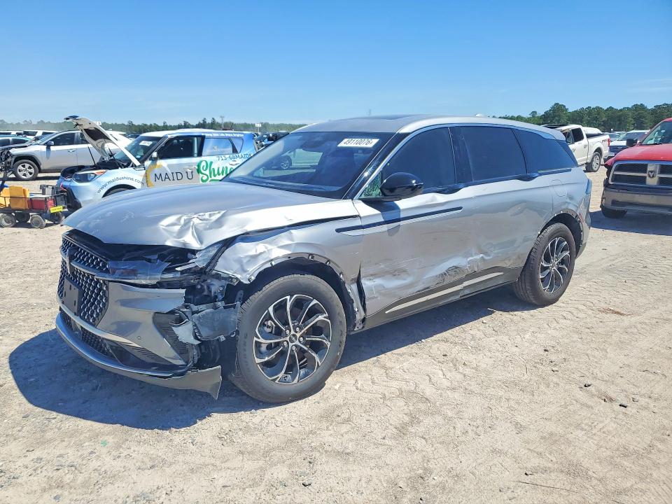2025 Lincoln Nautilus VIN 5LMPJ8J49SJ921795 COPART salvage auction — FRONT END, Tx - Salvage Vehicle Title, sold $12,900 on 2026-07-28 (photo 1)
