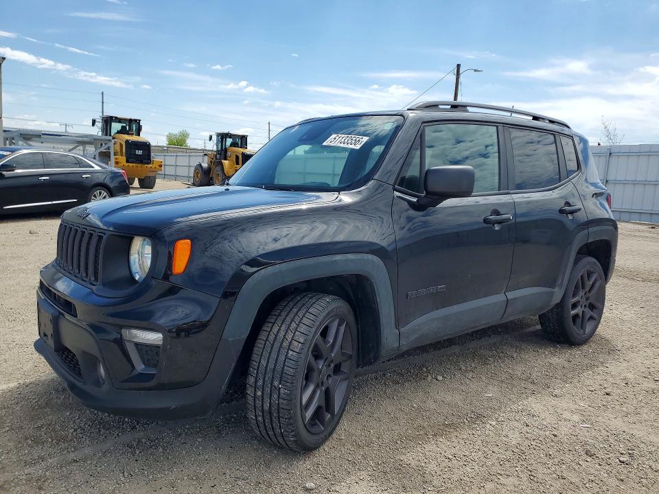 2021 Jeep Renegade VIN ZACNJDBB1MPM92091 COPART salvage auction — FRONT END, Ia - Cert Of Title-Salvage Title, sold $4,650 on 2026-07-08 (photo 1)