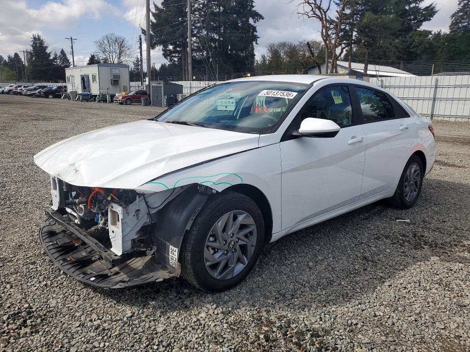 2025 Hyundai Elantra VIN KMHLM4DJ1SU130548 COPART salvage auction — FRONT END, Wa - Bill Of Sale, sold $5,000 on 2026-07-24 (photo 1)