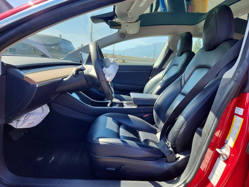 2020 Tesla VIN 5YJ3E1EA3LF645818 COPART salvage auction — FRONT END, Ca - Salvage Certificate, sold $4,350 on 2026-07-02 (photo 7)