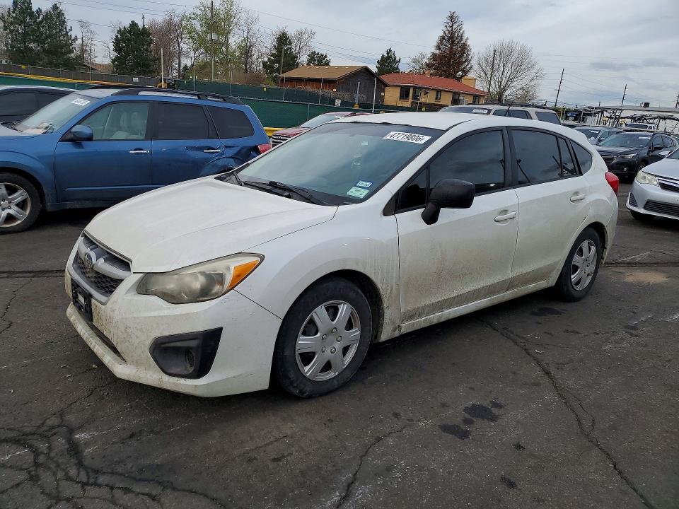 2014 Subaru Impreza VIN JF1GPAA65EH334767 COPART salvage auction — HAIL, Tx - Certificate Of Title, sold $2,050 on 2026-07-28 (photo 1)